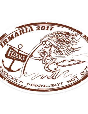 Irmaria Hurricane Relief Euro Oval Sticker
